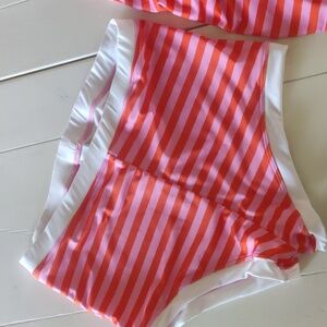 Lime ricki Sherbet stripe retro boy short.